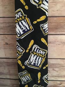 Anheuser Busch Bud Light Beer I Love You Man Movie Memorabilia Men's Neck Tie